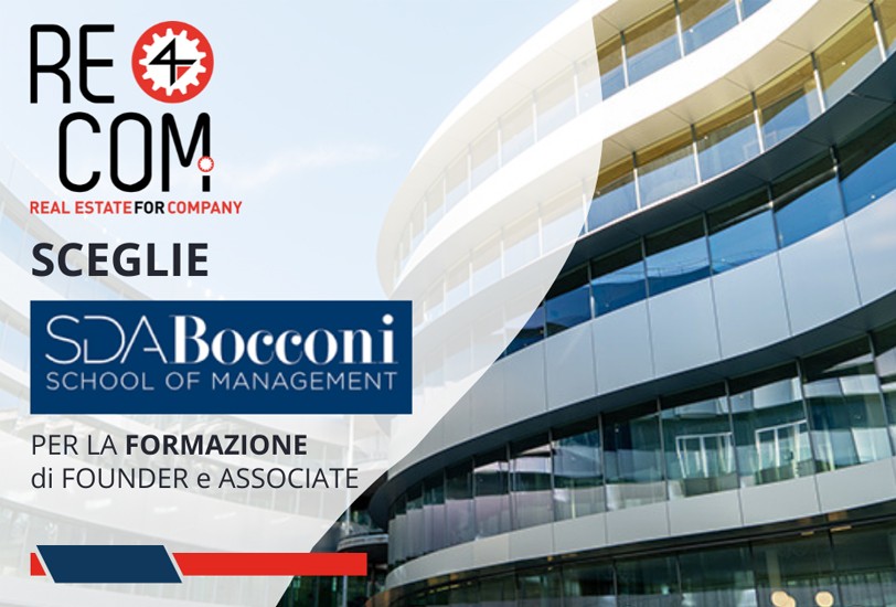 RE4COM sceglie Sda Bocconi School of Management per la formazione 2023 di Founder e Associate