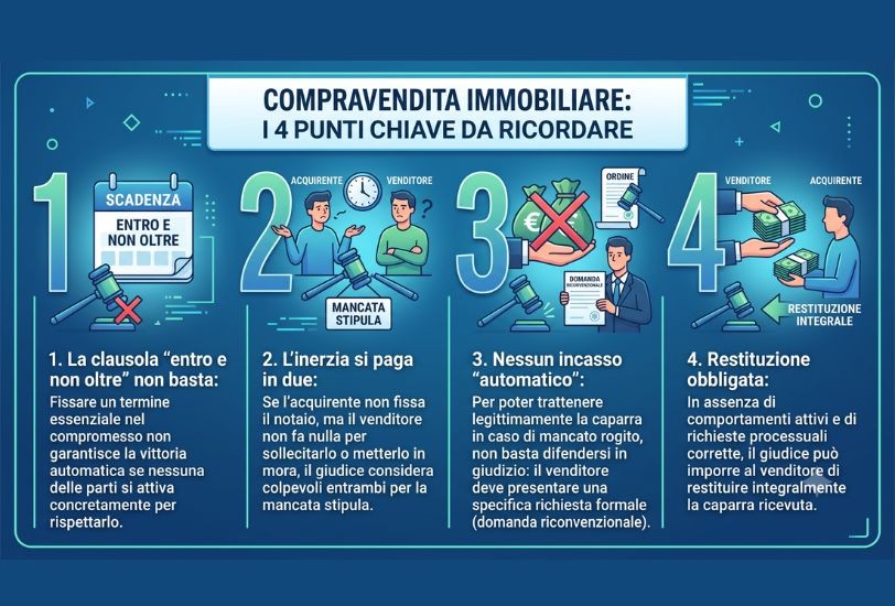 Il rogito salta, chi tiene la caparra?